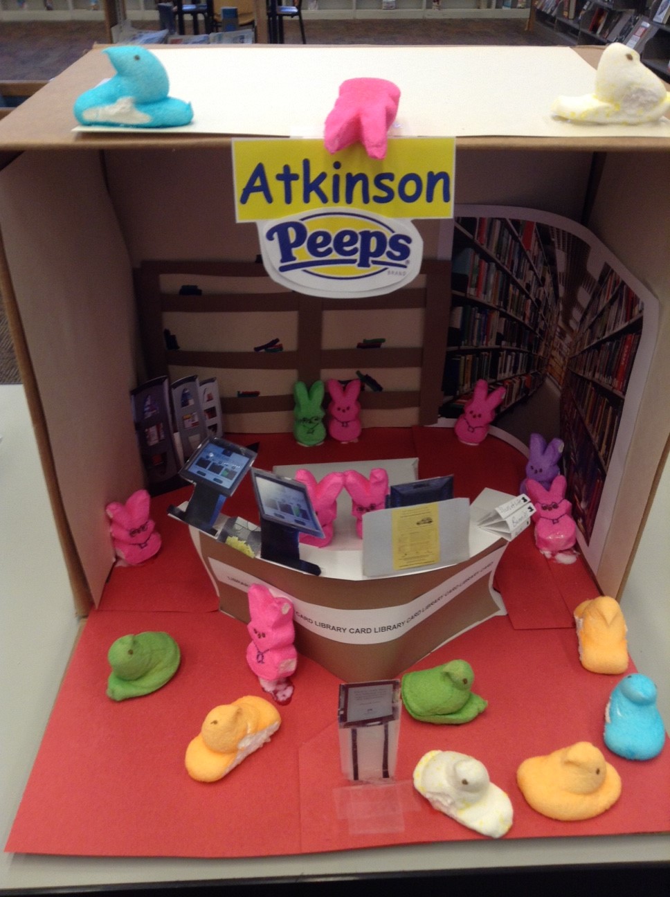 Check out our mini Peeps library!