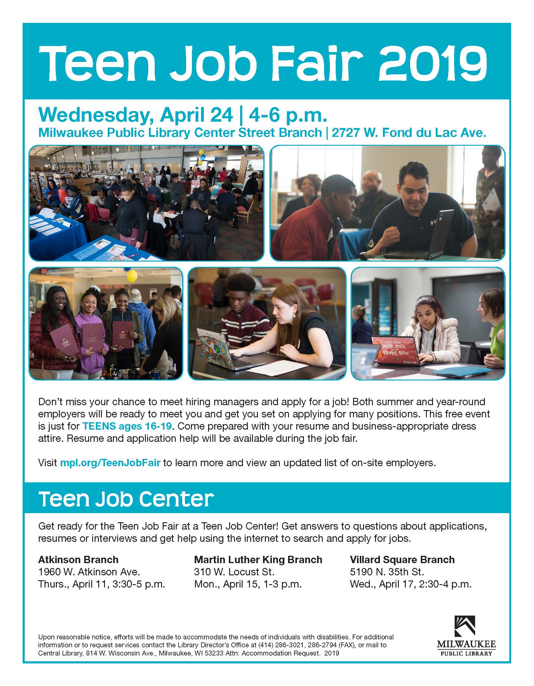 Teen Job Fair Mpl