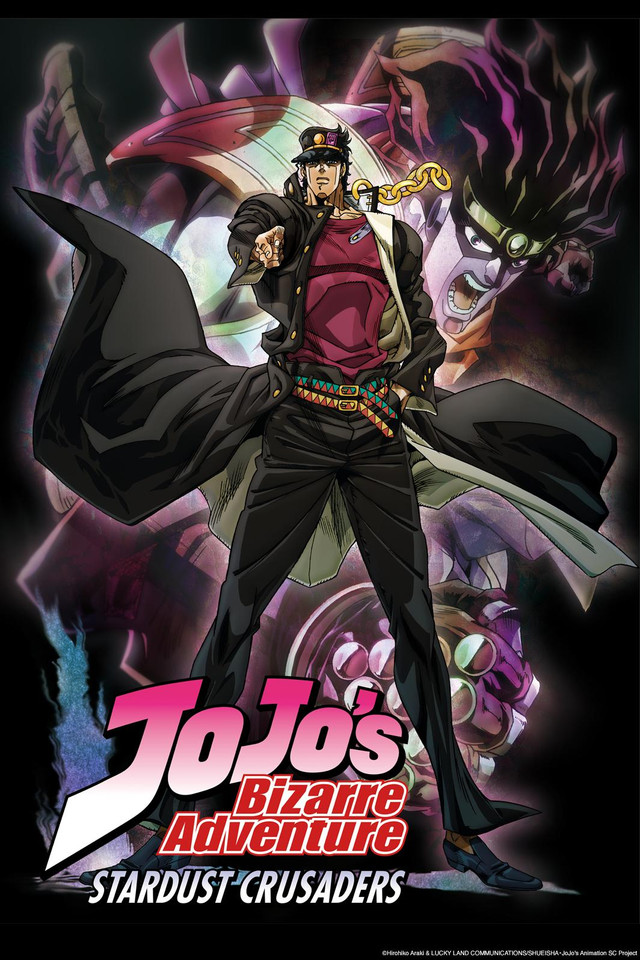 He's just standing there.MENACINGLY!!!, JoJo's Bizarre Adventure