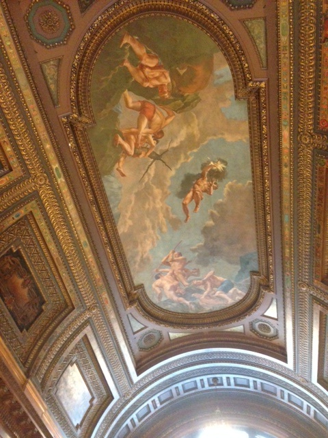 NYPL Rose Reading Room ceiling mural