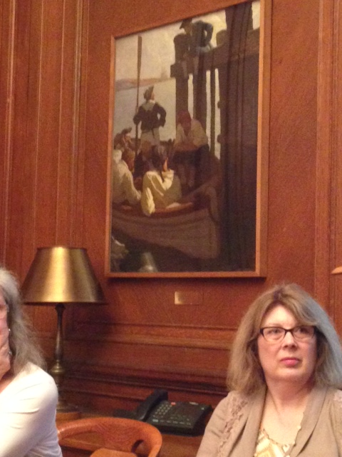 Wyeth painting in NPYL Director of Research Libraries office