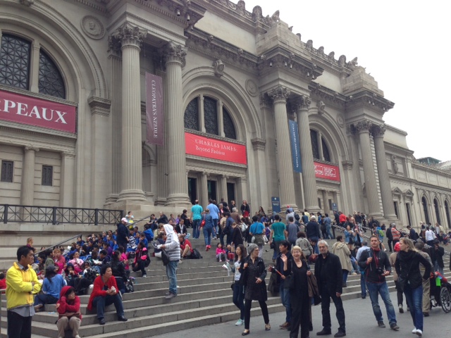 Outside the Metropolitan Museum of Art