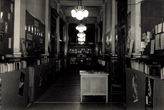 East hallway, undated historic image